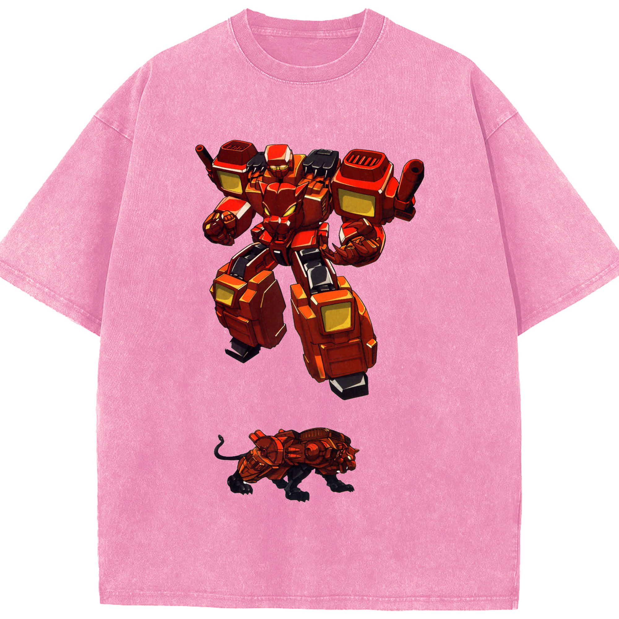 （画像用）  綿100% ヴィンテージ風 半袖Tシャツ（フロントプリント）